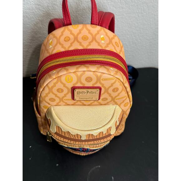 Loungefly Harry Potter ButterBeer Mini Backpack Bag NWT Box Lunch Exclusive main image 5